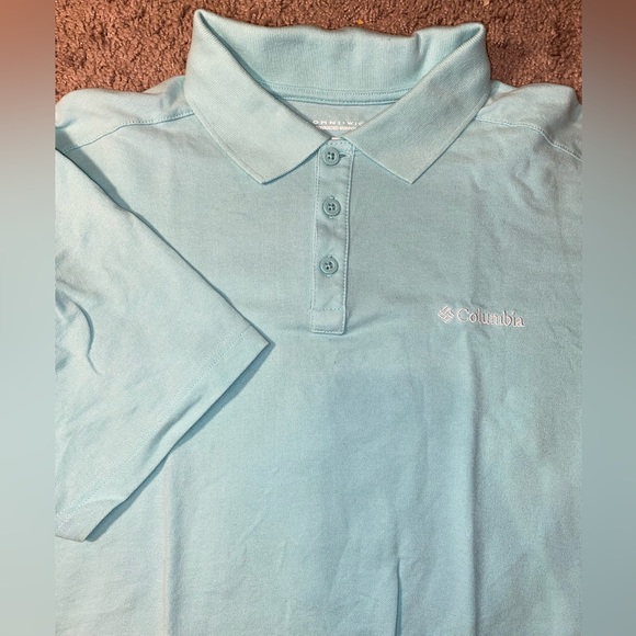 Columbia PFG Polo Omni Wick Mens Size Large Beach Coastal Outdoor Fishing Shirt - Picture 2 of 10